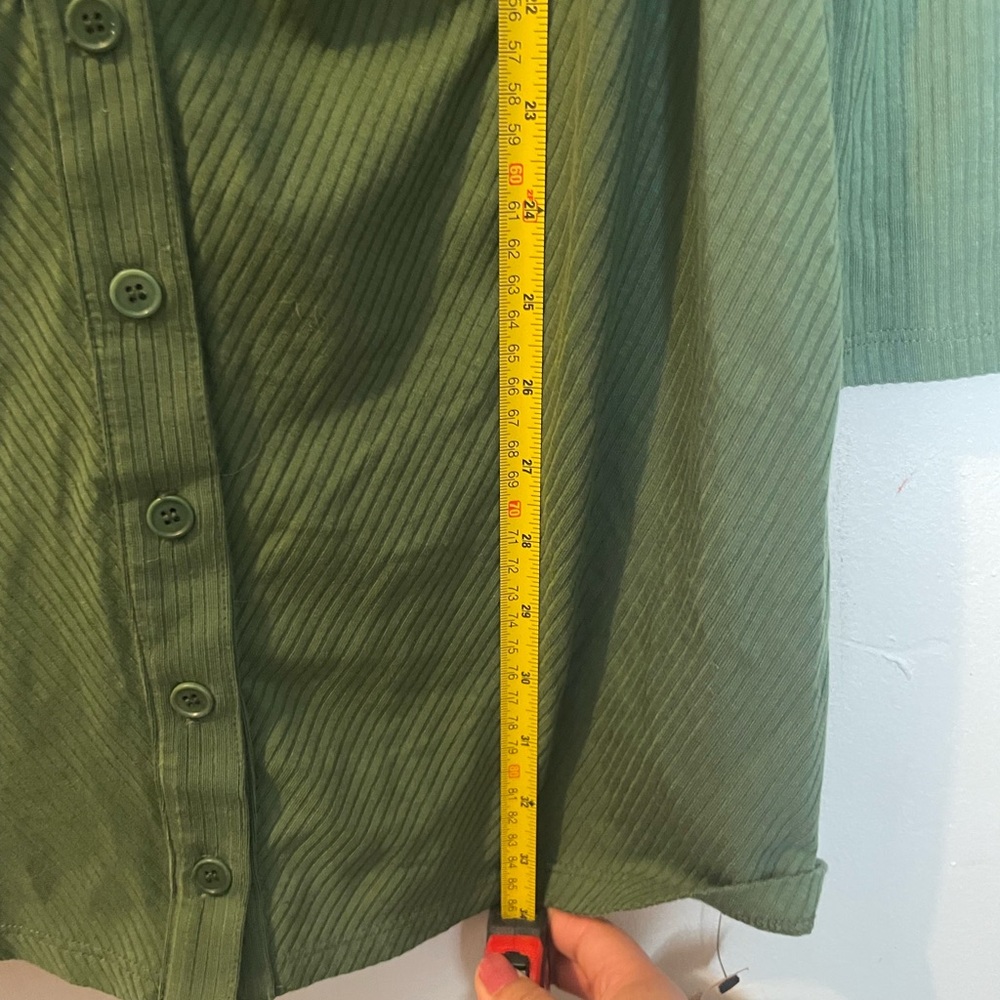 Reformation Amy Dress in Moss size Large - Picture 5 of 9